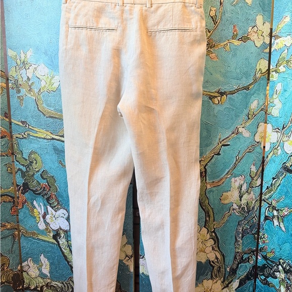 H&M SZ 30 R Men's Beige 100% linen Shell Dress Pants - Picture 17 of 17